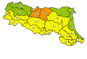 Allerta 135/2024 valida dalle 00:00 del 09/10/2024: piene dei fiumi, frane e piene dei corsi minori, vento