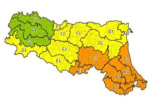 Mercoledì 18 settembre, Allerta Arancione in Romagna e nella provincia di Bologna per piene dei fiumi e dei corsi d’acqua minori, per rischio frane e dissesti